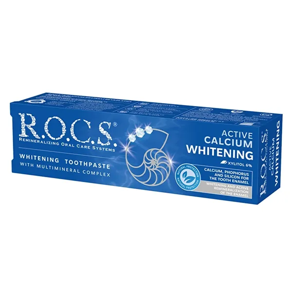 ROCS Active Calcium Whitening Zahnpasta 75ml 5