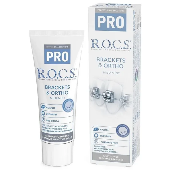 Protégez vos dents avec Rocs Pro Ortho-Bracket Menthe Légère