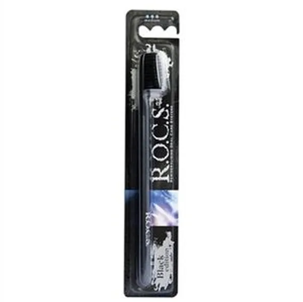Obtenez une blancheur naturelle avec la brosse à dents ROCS