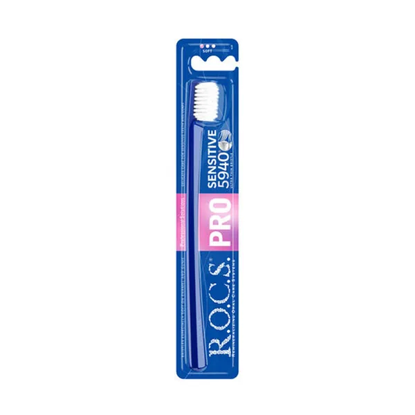 Protégez votre sourire : Brosse Rocs Pro Sensitive 5940