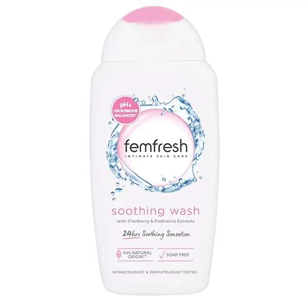 Femfresh Soothing Wash External Genital Area Cleansing Gel 250 ml 3