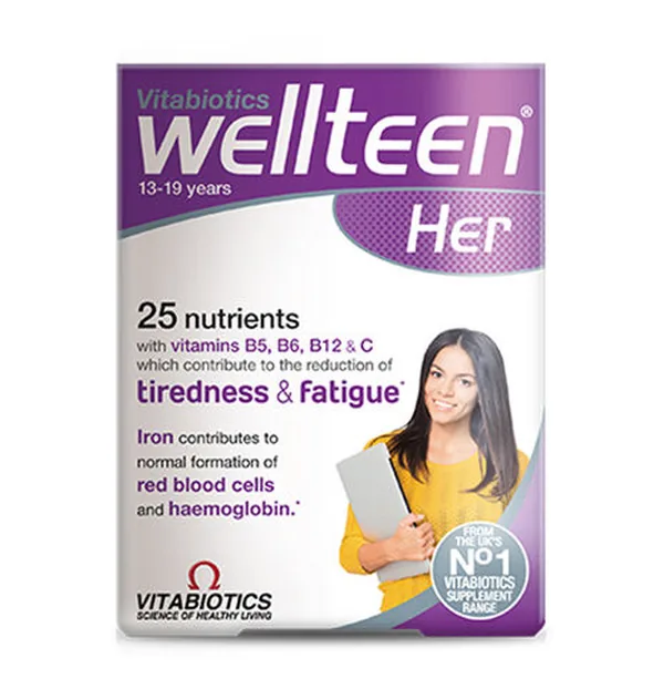 Vitabiotics Wellten Her Multivitamin and Mineral Food Supplement 30 Tablets