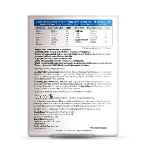 Укрепите Кости и Мышцы с Vitabiotics Osteocare Plus 2