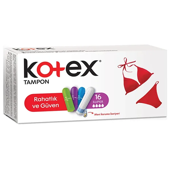 Обеспечьте надежную защиту с тампонами Kotex Super 2