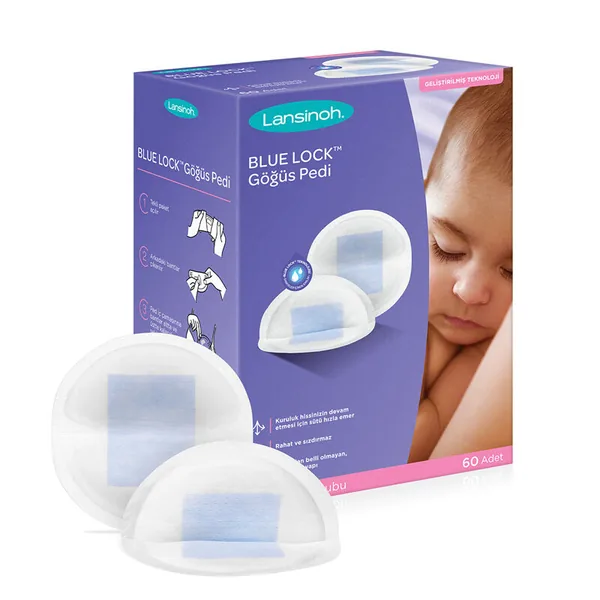 Lansinoh Blue Lock Nursing Pad 60 pcs 4