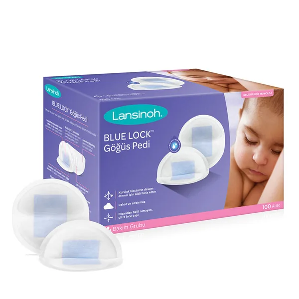 Lansinoh Blue Lock Breast Pad 100 pcs 4
