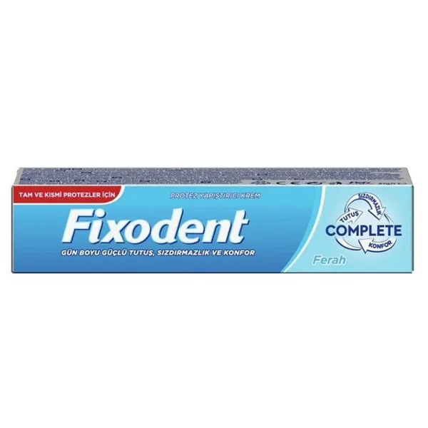 Erleben Sie sicheren Halt & Frische mit Fixodent Haftcreme 2