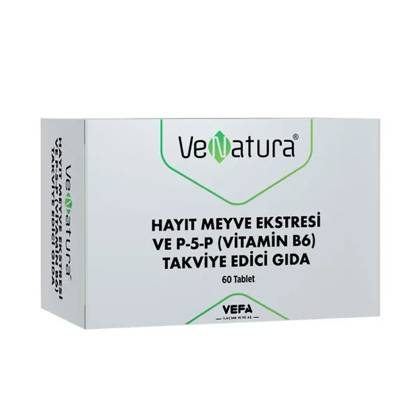 VeNatura Chasteberry Fruit Extract and P-5-P (Vitamin B6) 60 Tablet 2