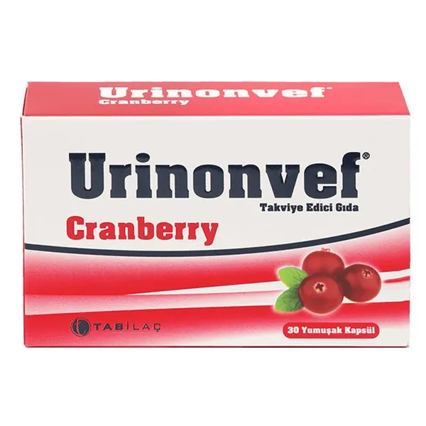 Urinonvef Cranberry 30 Capsules 2