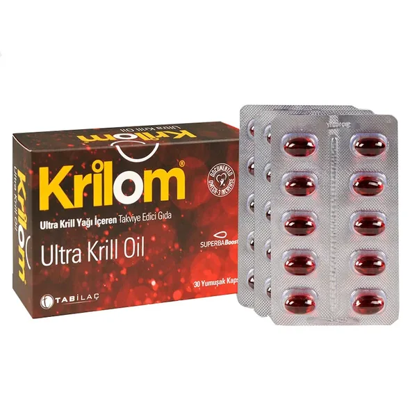 Krilom Ultra Krill Oil Food Supplement 30 Soft Capsules 2