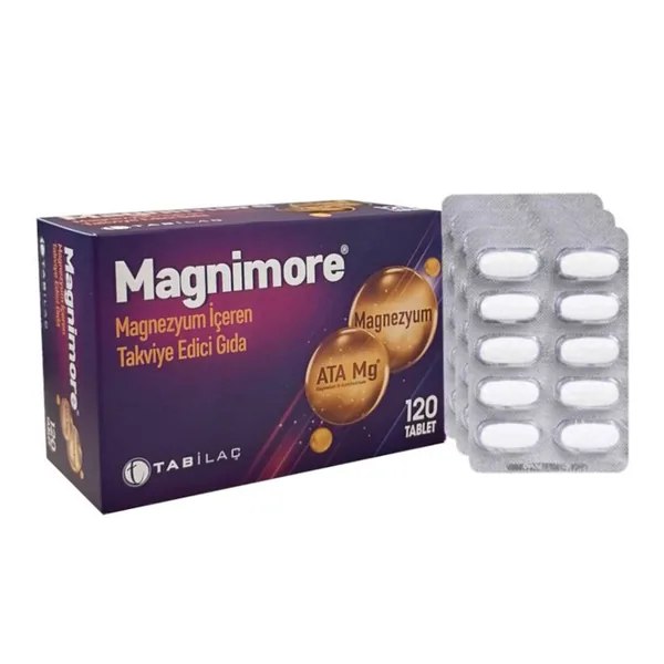 Улучшите самочувствие с Magnimore Магний 120 Таблеток