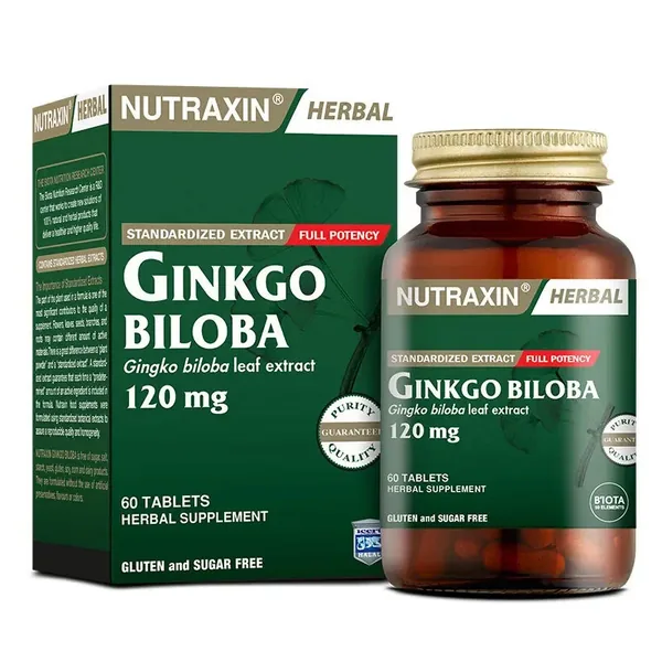 Nutraxin Ginkgo Biloba 60 Капсул 2