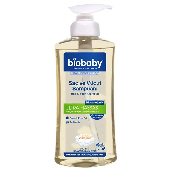 Biobaby Baby Shampoo (Hair and Body) 500ml 3