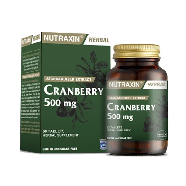 Soutenez votre bien-être avec Nutraxin Cranberry 500 mg