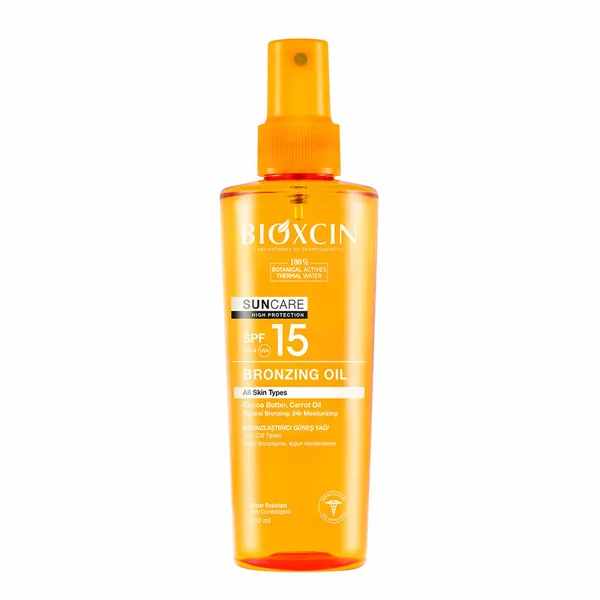 Bioxcin Sun Care Tanning Oil for All Skin Types SPF 15 200 ml