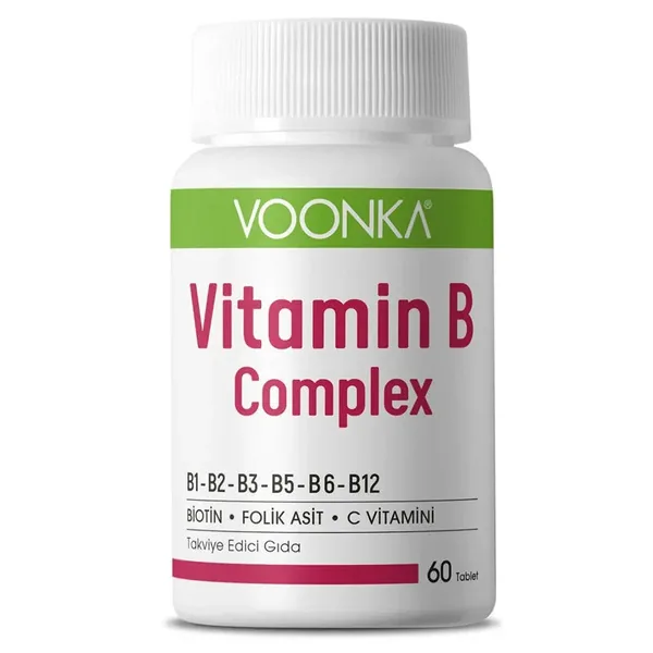 Retrouvez Énergie & Vitalité avec Voonka Vitamine B Complexe 2