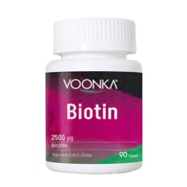 Voonka Biotin-Containing Dietary Supplement 100 Tablets 2