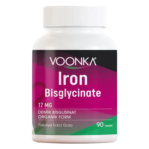 Voonka Iron Bisglycinate Iron 90 Capsules 2