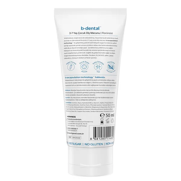 ابتسامة صحية: معجون أسنان b-good b-dental للأطفال 3-7 سنوات 2