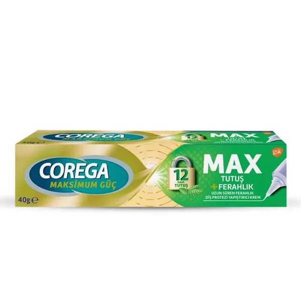 Corega Max Hold Freshness Denture Adhesive Cream 40 gr 2