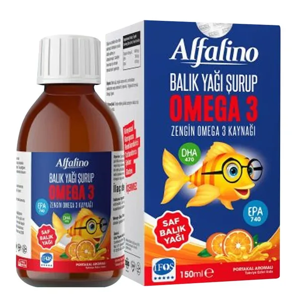 Alfalino Omega 3 Fish Oil Syrup 150 ml 2