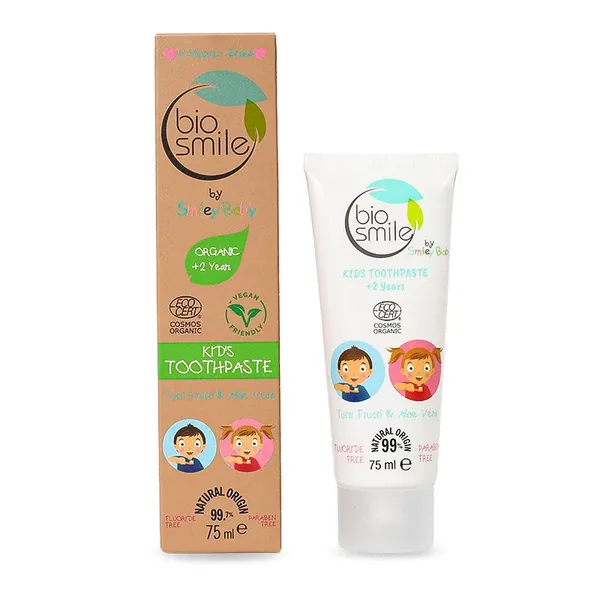 BioSmile Organic Certified +3 Years Children's Toothpaste 75 ml 2
