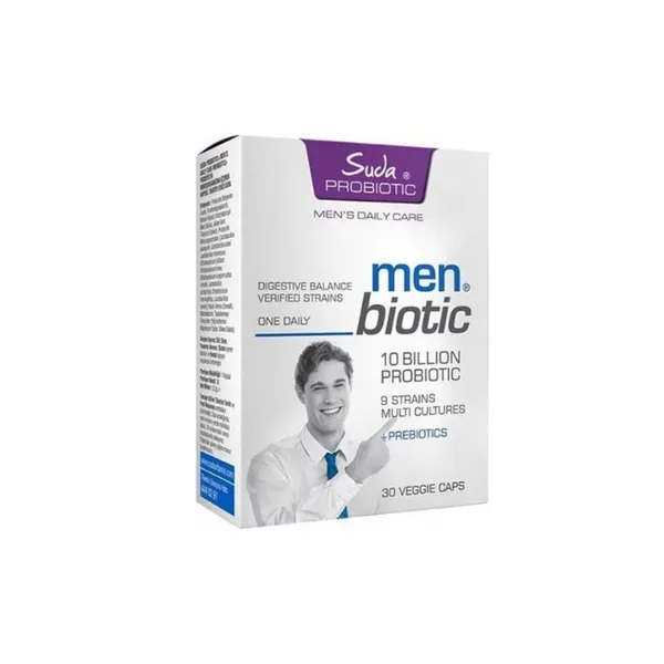 Suda Probiotic Men Daily Care Probiotics 30 Capsules 2