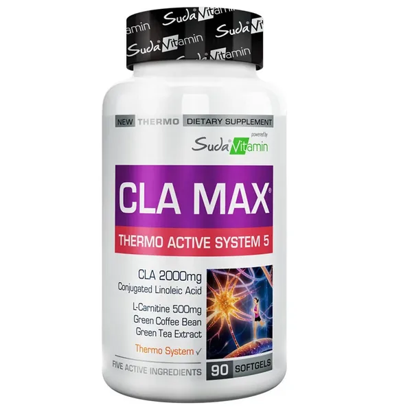 Suda Vitamin CLA Max Thermo Active System 5 90 Soft Gel Capsules 2