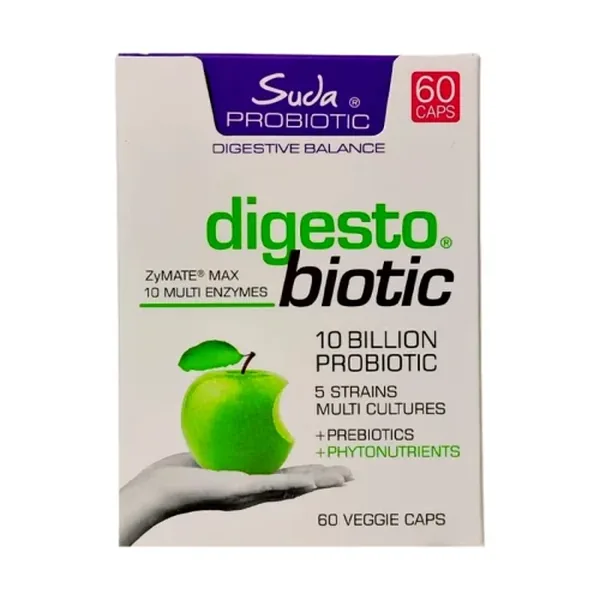 Suda Probiotic Digestobiotic Food Supplement 60 Capsules 2