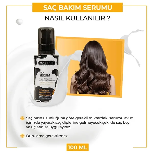 Stärken & Glätten: Morfose Keratin Haarserum für Glanz 6