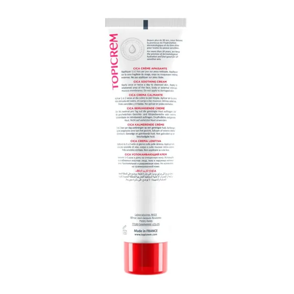 Topicrem CICA Soothing Cream for Face and Body 100 ml 3