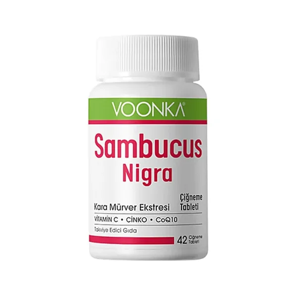 Voonka Sambucus Nigra 42 Chewable Tablets