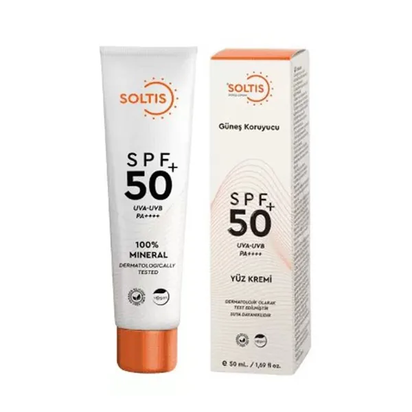 احمِ بشرتك: كريم Soltis SPF50 المعدني 100% حماية وتغذية