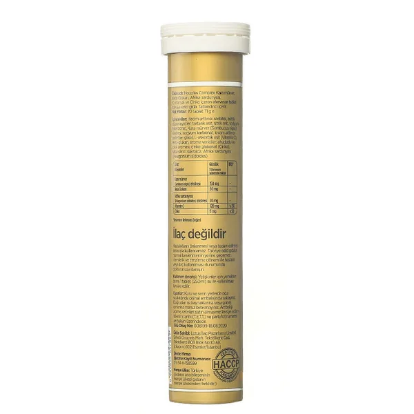 Nouplus Complex Food Supplement 20 Effervescent Tablet 2