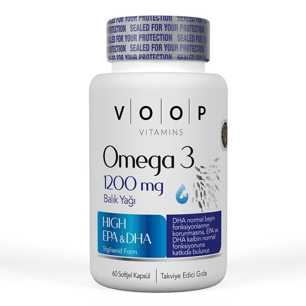 عزز صحة قلبك ودماغك مع مكمل Voop أوميغا 3