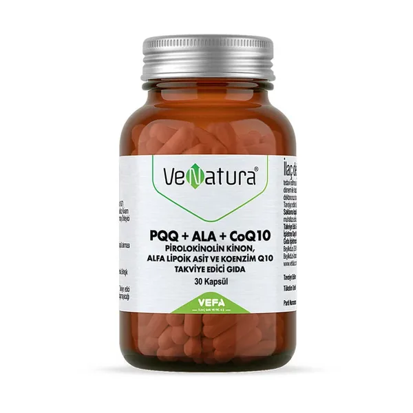 Boostez Énergie & Cerveau avec VeNatura PQQ+ALA+CoQ10 2