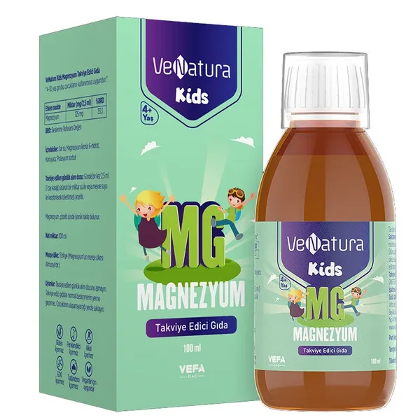 VeNatura Kids Magnesium Dietary Supplement 100 ml 2