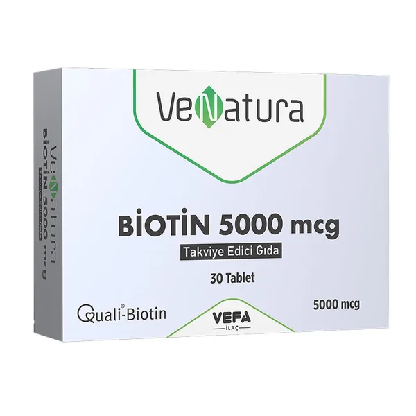 عزز حيوية شعرك وبشرتك وأظافرك مع VeNatura Biotin