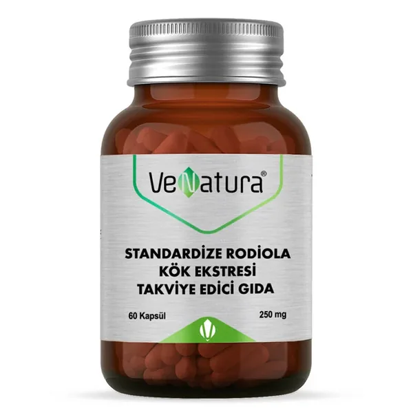 VeNatura Standardized Rhodiola Root Extract Dietary Supplement 60 Capsules 2