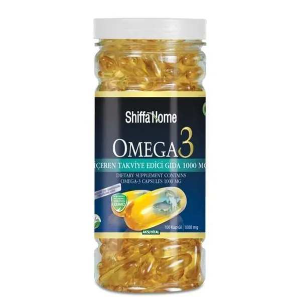 Shiffa Home Omega 3 Dietary Supplement 100 Capsules 2
