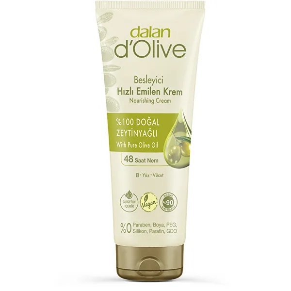 Dalan D'Olive Natural Olive Oil 250Ml Moisturizing Hand and Body Cream
