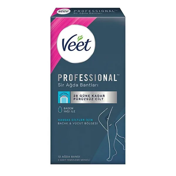 Veet EasyStrip Ready-to-Use Wax Strips 12 pcs