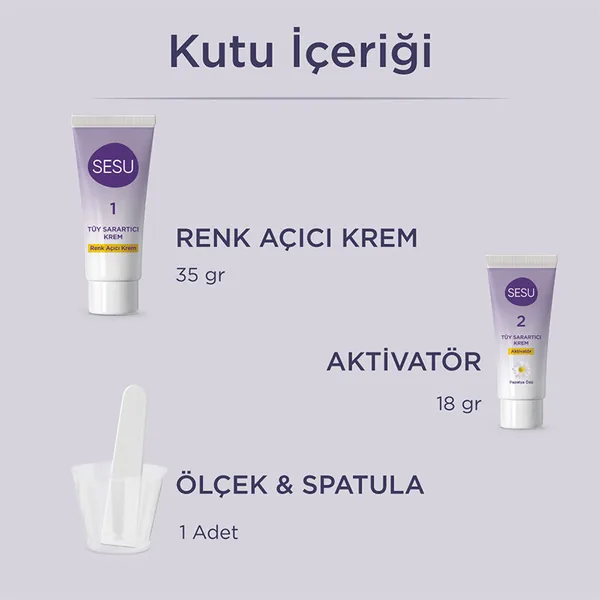 Sesu Hair Bleaching Cream 35gr+18gr 4
