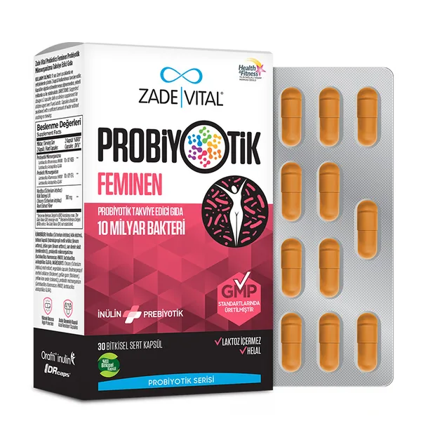 Zade Vital Probiotische Kapseln für Frauen 3