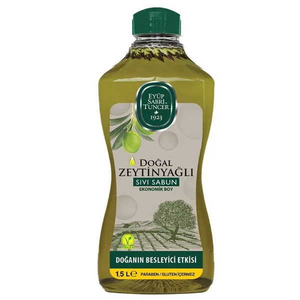 Eyüp Sabri Tuncer Natural Olive Oil Liquid Soap Economy Size 1.5 L