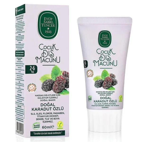 Eyüp Sabri Tuncer Natural Mulberry Extract 2-6 Years Toothpaste 60 ml