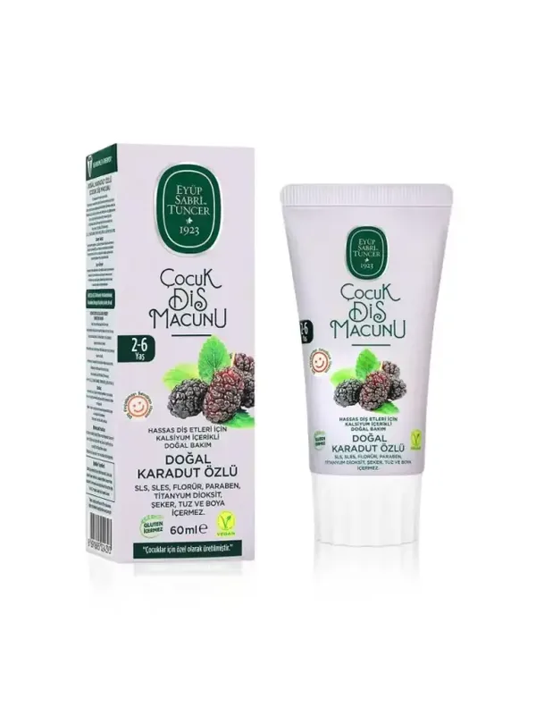Eyüp Sabri Tuncer Natural Mulberry Extract 2-6 Years Toothpaste 60 ml 2