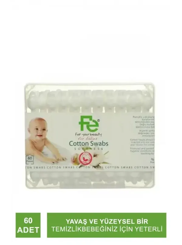 Fe Safety Ear Swab 60 pcs 2