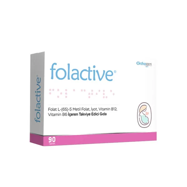 Orthogen Folactive Dietary Supplement 90 Tablet