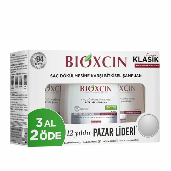 Bioxcin Genesis Shampoo for Dry and Normal Hair 3 x 300ml | Buy 3 Pay 2 2